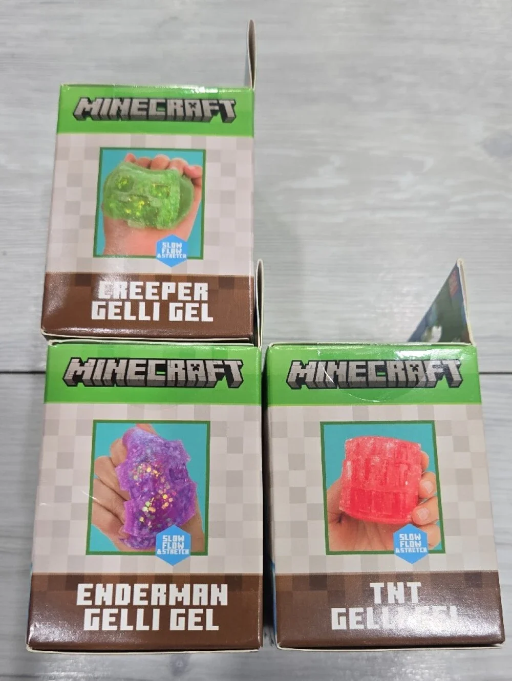 Minecraft Gelli Gels - Creeper, TNT, And Enderman